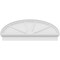 Ekena Millwork Elliptical 4 Spoke Architectural Grade PVC Combination Pediment, 50"W x 19-3/8"H x 2-3/4"P PEDPC050X195ELL04 - alternate 6